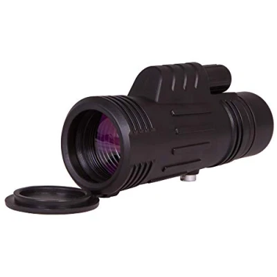 Imagen de Levenhuk Atom 8x42 Monocular Compacto y Ligero Catalejo de Bolsillo con Aumento 8X, Enfoque Una Sola Mano Correa Muñeca, Compatible Gafas