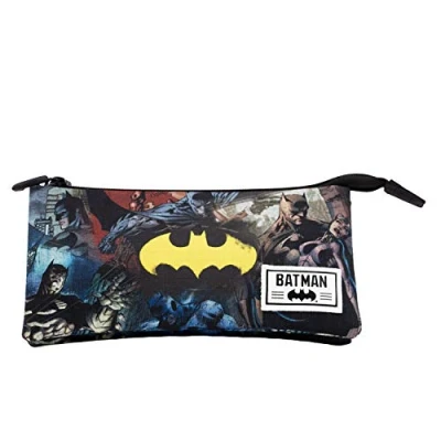 Imagen de Karactermania 02415 Batman Darkness Estuche Portatodo Triple HS, Multicolor (2415)