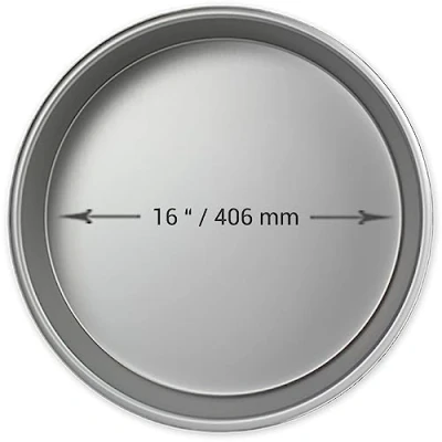 Imagen de PME Molde redondo para pastel de aluminio 406 x 50mm