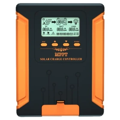 Imagen de SolaMr 100A MPPT Regulador de Carga Solar 12V/24V/36V/48V Auto con Pantalla LCD Panel Max 180V Entrada para Gel Sellado Inundado y Batería Litio CM