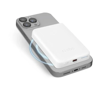 Imagen de Powerbank Sbs Magsafe Usb c 5.000mah 10w Blanco