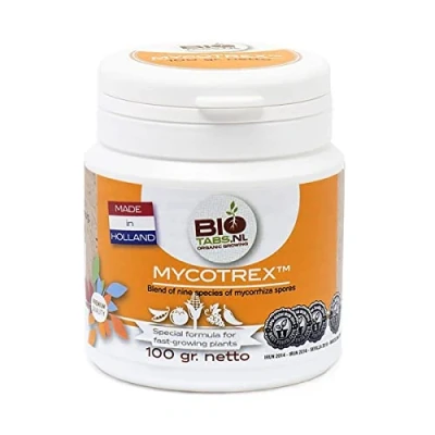 Imagen de Fertilizante / Nutriente para raíces 100% Orgánico Mycotrex de BioTabs (100g)