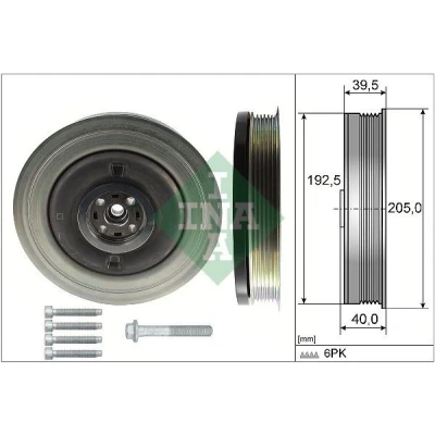 Imagen de INA 544 0503 20 Kit poleas, cigüeñal
