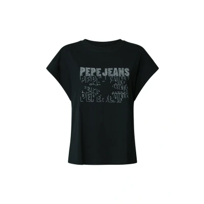 Imagen de Pepe Jeans LIRA Camiseta estampada, Mujer, Talla: Small, Black