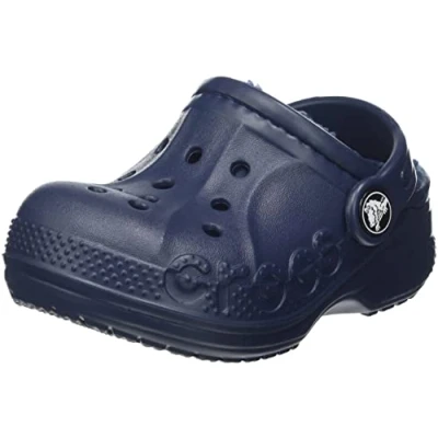 Imagen de Crocs Baya Lined Clog K, Zuecos Unisex niños, Navy, 30/31 EU