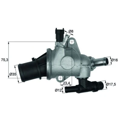 Imagen de MAHLE ORIGINAL TI 142 83 Termostato, refrigerante LANCIA: DELTA 3, ALFA ROMEO: Giulietta Hatchback