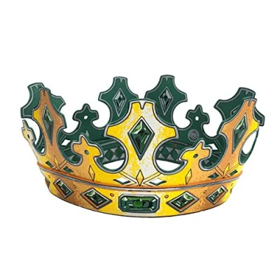 Imagen de Liontouch Corona Rey Creador Juguete de Espuma Medieval para Juego rol, Listo Aventuras en el Reino Disfraces y Vestidos Elegantes Tamaño Ajustable