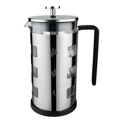 Imagen de Café Olé Cafetera Amico, 600ml, Prensa Francesa, Acero Inoxidable, FM 06C