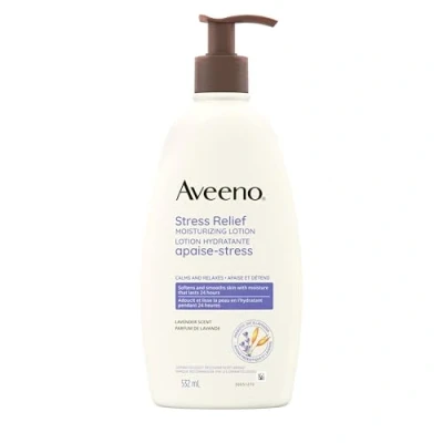 Imagen de Aveeno Body Moisture Stress Relief Moisturizing Lotion, 18 Ounce by
