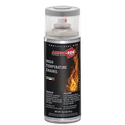 Imagen de Ambro Sol V400TEMP.2 Pintura alta temperatura, Plata, 400 ml