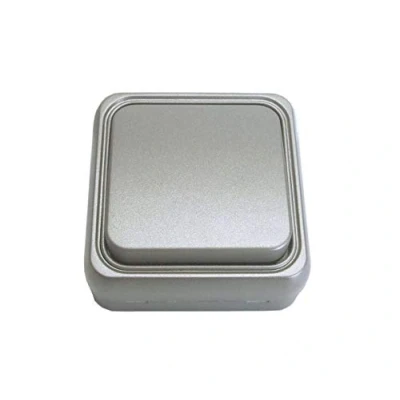 Imagen de bf 18 Interruptor conmutador superficie 10a aluminio bolsa