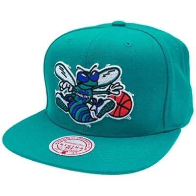 Imagen de Mitchell &amp; Ness NBA/HWC Team Ground 2.0 Snapback, Charlotee HORNETS Teal, Talla única