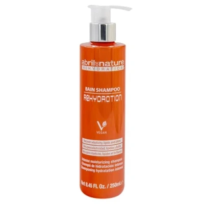 Imagen de abril et nature Rehydration Champú Máxima Hidratación para Cabello Seco Recupera los Lípidos Naturales Devuelve la Flexibilidad y Aspecto Sano Tratamiento Profesional de Peluquería 250 ml