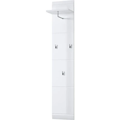 Imagen de GERMANIA DIE MÖBELMACHER GW Adana 3526 Perchero de Panel, MDF, conglomerado, Blanco, 30 x 152 23 cm
