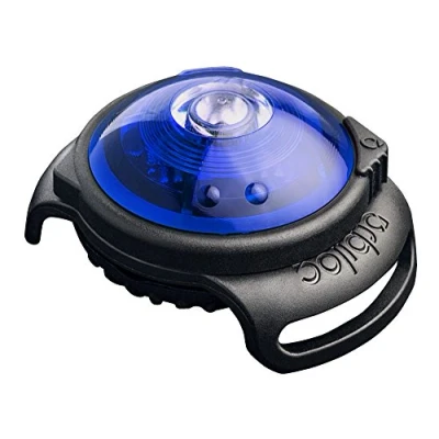 Imagen de Collier d&#039;éducation Lampe de Sécurité LED pour Chien Dog Dual Bleu