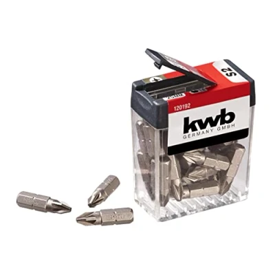 Imagen de kwb Bitset Caja dispensadora de 25 puntas PZ2 (25 mm, C 6.3, ISO 1173 Vorteilspack)