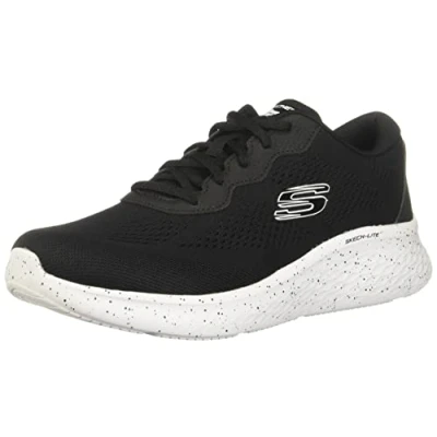 Imagen de Skechers Zapatillas Deportivas Mujer Skech Lite Pro, Ribete Blanco de Malla Negra, 41 EU