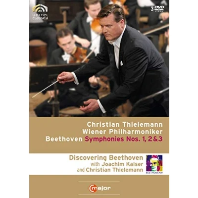 Imagen de BEETHOVEN Sinfonien 1, 2 &amp; 3 Christian THIELEMANN (+ 170 min. Doku mit Joachim Kaiser) DVD [Alemania]