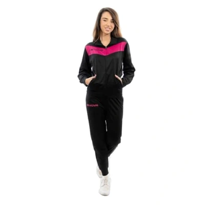 Imagen de Givova Visa Chandal, Hombre, Multicolor (Nero/Arancione Fluo), 2XS