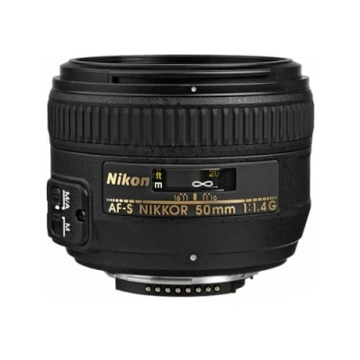 Imagen de Nikon AF S 50mm F1.4 G Objetivo para (distancia focal fija 50mm, apertura f/1.4) color negro