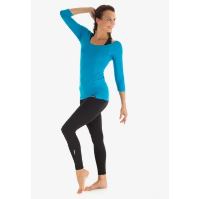 Imagen de Winshape WS4 Camiseta para Mujer con Mangas de 3/4 Yoga, Pilates, Mujer, Color Turquesa, tamaño Medium