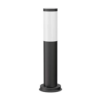 Imagen de ledscom.de luz de camino/luz bolardo/luz jardín PORU para exteriores, IP44, 39 cm, negro, 1x E27 máx. 40W, pilar, orientación, exterior, suelo, jardín, terraza, camino,