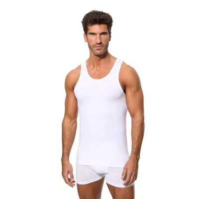 Imagen de Abanderado Camiseta de Tirantes con tecnología termorreguladora Regul&#039;activ Hombre x1, Blanco, XXL