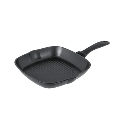 Imagen de KUHN RIKON Resist Star Sarten Grill Antiadherente de Aluminio, Apta para Vitrocerámicas Inducción, Negro, 26x26cm