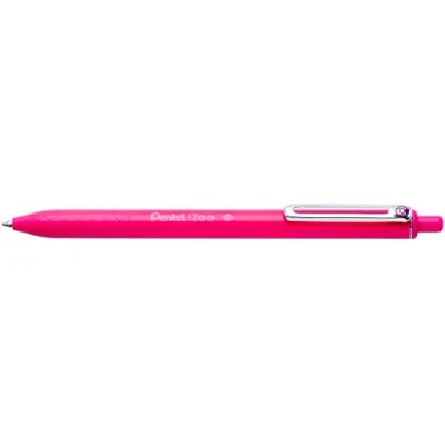 Imagen de Pentel IZEE BX470 P Bolígrafo retráctil (punta de 1 mm, tinta rosa, 12 unidades)