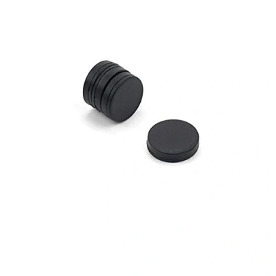 Imagen de Magnet de Neodimio N42 Recubierto Goma Para Artes, Manualidades, Fabricación Modelos, Bricolaje, Pasatiempos, Oficina Y Hogar 15mm Diámetro x 3mm Espesor 1.8kg Paquete 20
