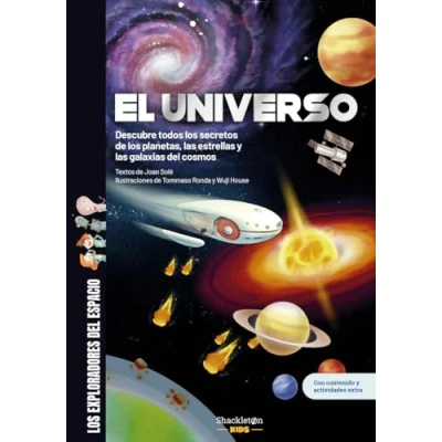 Imagen de el universo: Descubre todos los secretos y muchísimas curiosidades sobre sistema solar, planetas las estrellas.: ... estrellas y: 2 (SHACKLETON KIDS)