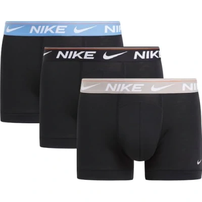 Imagen de NIKE Trunk 3pk Ropa Interior, Blk Clege Grey/Blue Beyond/Blk, XL para Hombre
