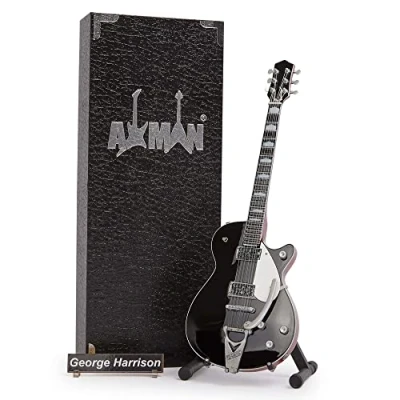 Imagen de G Harrison Guitarra en miniatura Regalos musicales Adorno hecho a mano