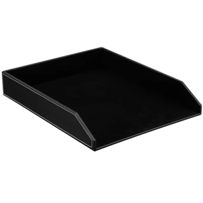 Imagen de KINGFOM TM bandeja correo A4 pie (Negro, 1 Schubladen)