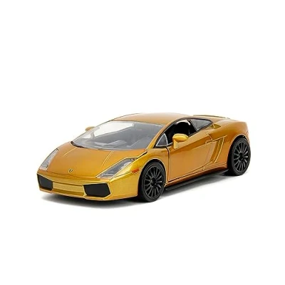 Imagen de Fast &amp; Furious X 1:24 Gold Lamborghini Gallardo Die Cast Car, Toys for Kids and Adults