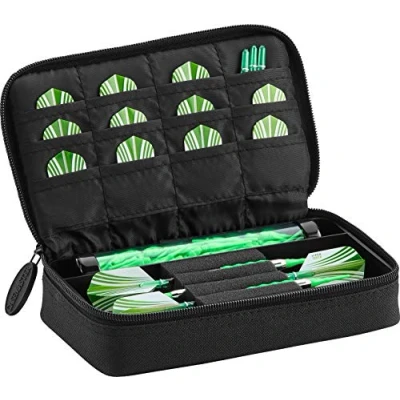 Imagen de Casemaster by GLD Products Plazma Estuche para Dardos con Cremallera Negra