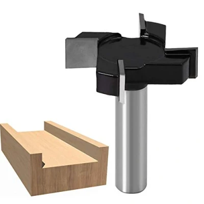 Imagen de WSOOX 12mm Vástago CNC Spoilboard Superficie Enrutador Brocas, broca de aplanamiento losa, Madera Fresa Cepilladora Herramienta Carpintería