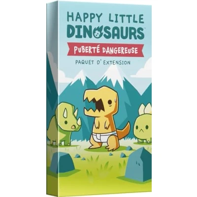 Imagen de Asmodee TeeTurtle Happy Little Dinosaurs Extensión: Pubertad Peligroso Juegos de Mesa Cartas para Adultos y niños a Partir 8 años 2 4 Jugadores Versión Francesa