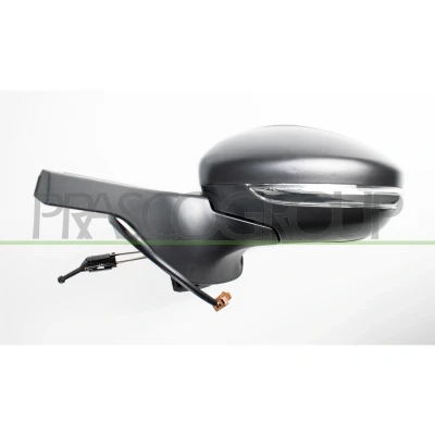Imagen de Espejo retrovisor Prasco CI3287314 con cable izquierda negro convexo, no tintado CITROËN: C3 III