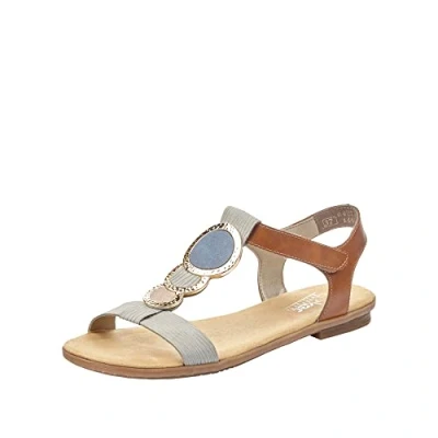 Imagen de Rieker Spring/Summer 64278, Sandalias Mujer, Grey, 40 EU