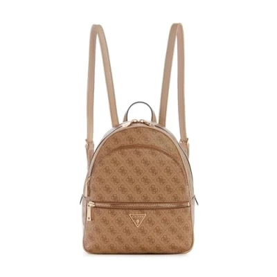 Imagen de Guess Manhattan CITY 34 CM Mochila, Mujer, Talla: One Size, Latte logo