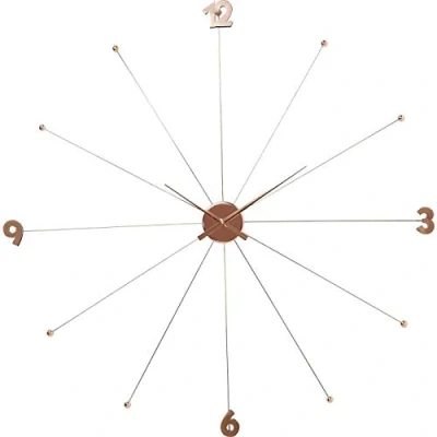 Imagen de Kare Design Rose/Gold Reloj Ombrello Cromo, 100x100x6cm