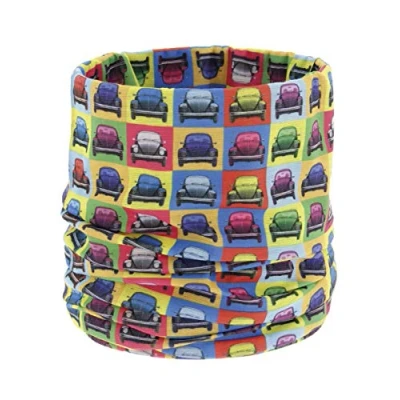 Imagen de BRISA VW Collection: Pañuelo tubular unisex Volkswagen Bandana Bufanda para el cuello Capucha Protección multifunción Escarabajo/Beetle (Multicolor)