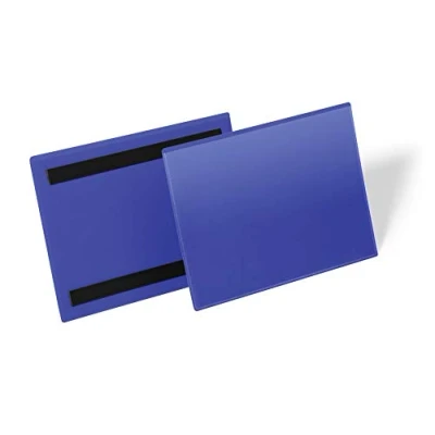 Imagen de Durable 174307 Bolsa de marcaje (A5 transversal) Paquete 50 piezas, azul