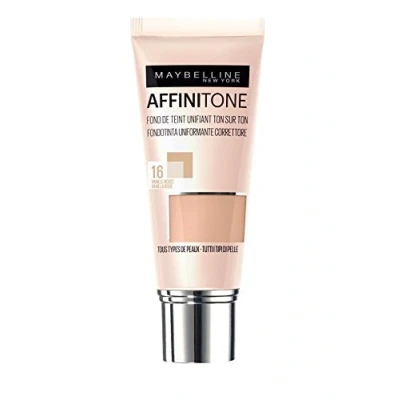 Imagen de Maybelline Affinitone Unifying Foundation Cream 30ml 16 Vanilla Rose