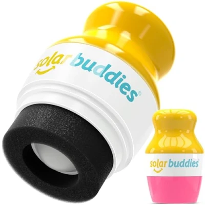 Imagen de Solar Buddies Aplicador de Protector Rosa Individual Recargable Esponja para Solar, Crema y Loción Niños, Adultos Familias Contiene 100ml