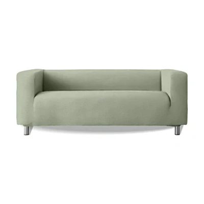 Imagen de Funda de sofá Modelo Klippan Brazos Sofa Altos Tejido elástico Suave New York Color 23 Verde Claro