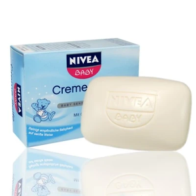 Imagen de Nivea Baby Cream Soap with Olive Oil and Calendula 8 Bars by
