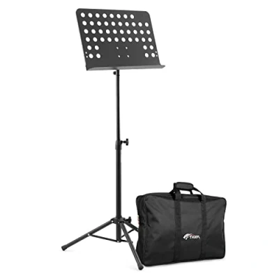 Imagen de Tiger Atril para partituras de música, soporte y bolsa,