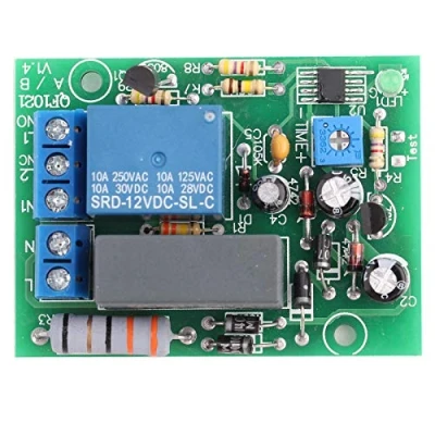 Imagen de Delay Relay AC 220V, Temporizador de Módulo Interruptor Retardo Ajustable 0 10s, 10min, 100min, 10h(0 100min Time)